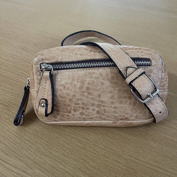 Maxon Collection Leather Belt Bag Soft Italian Leather Fanny Pack - Picture 1 of 9